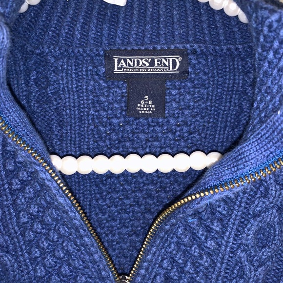 Landsend Heavy Knitted sweater Size 6/8P - Picture 3 of 7